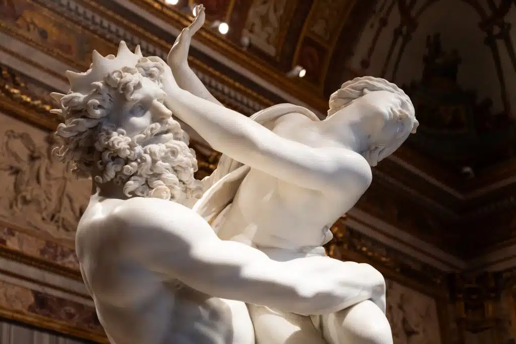 The rape of Proserpina by Gian Lorenzo Bernini
